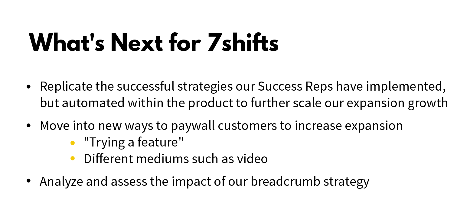 Product Expansion plan
