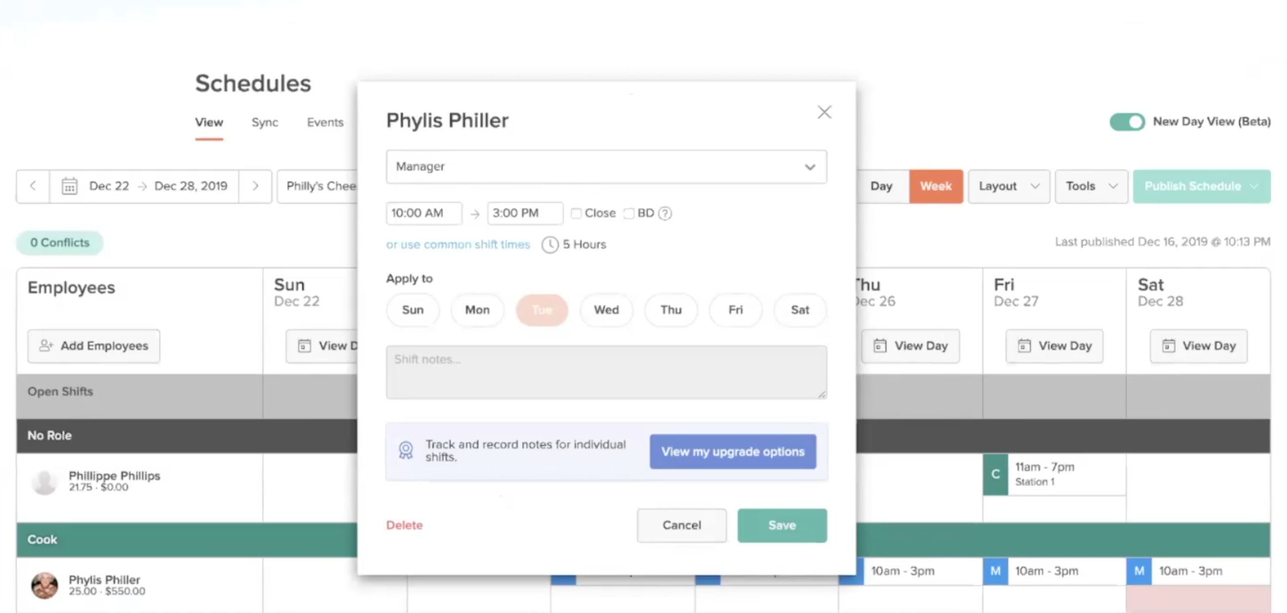 paywall example 7shifts