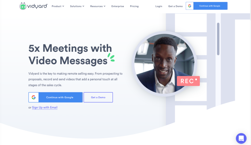 Vidyard Landing Page