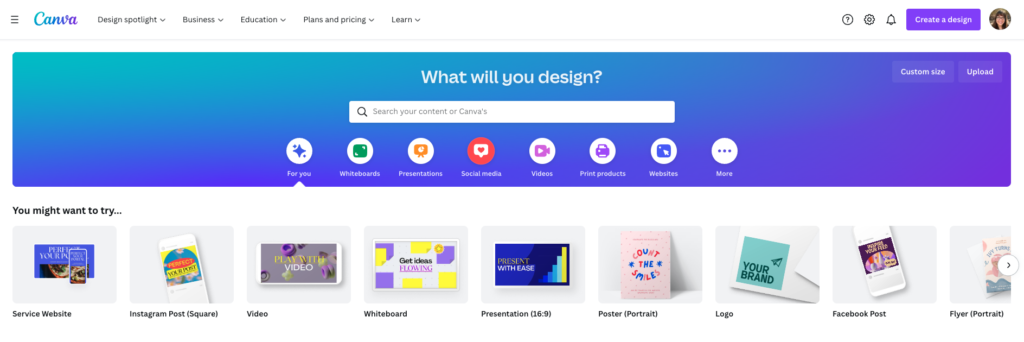 Canva Customized Dashboard