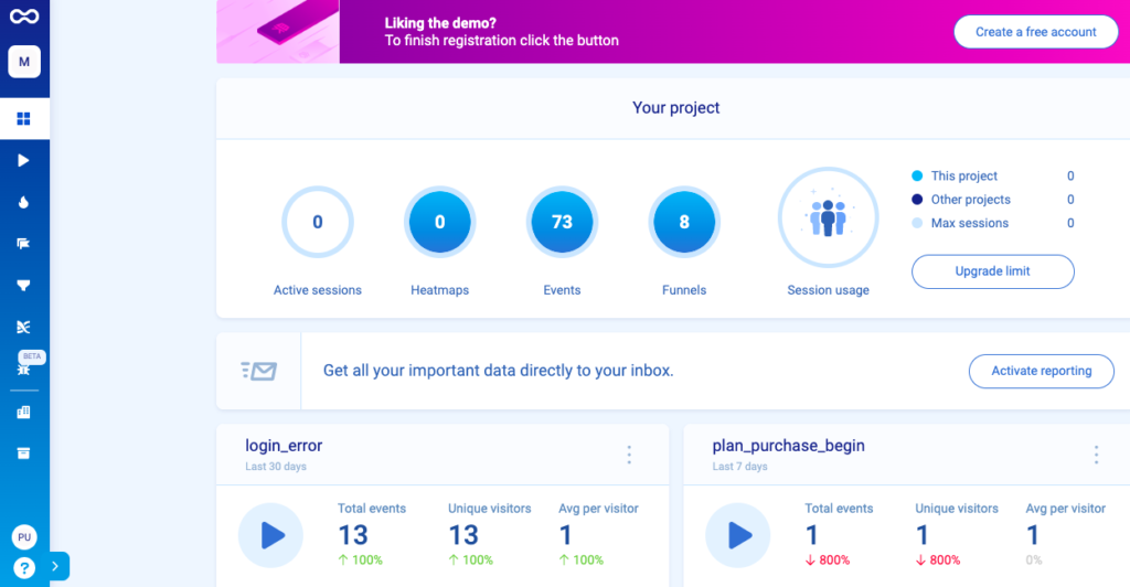 Sandbox Demo: Smartlook example