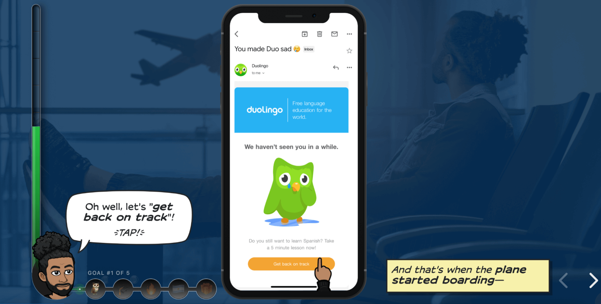 Duolingo Emails to Re-Activate Users